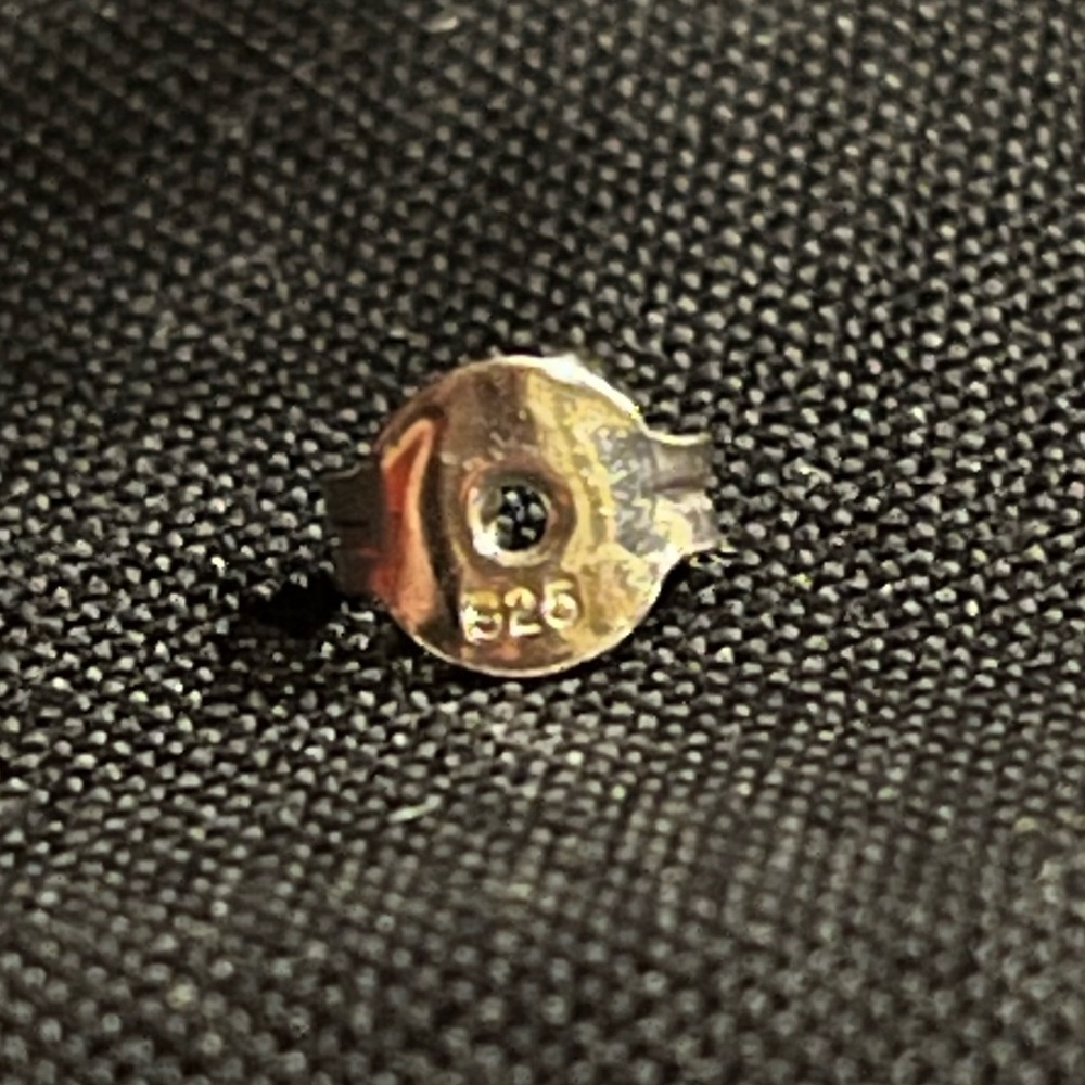 Sterling Sliver. 3 Interlocking Circles Earrings - image 6